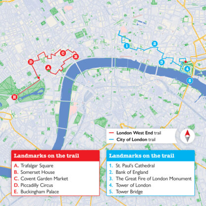 London Murder Mystery Trails Map | Killer Trails