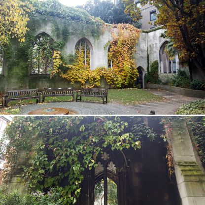 St Dunstan in the East Church Gardens | Killer Trails
