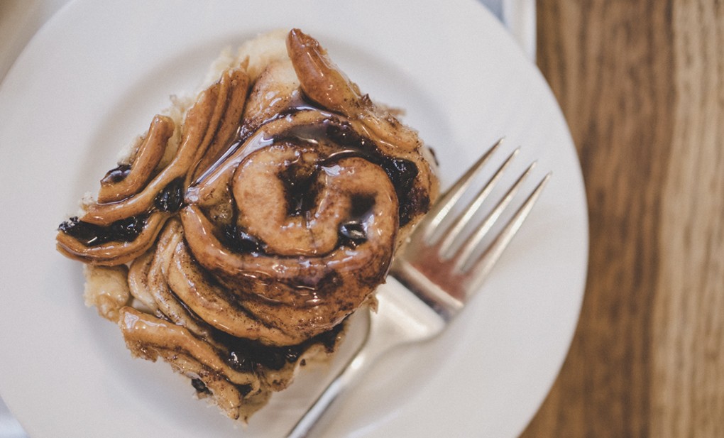 Delicious Chelsea Bun at Fitzbillies