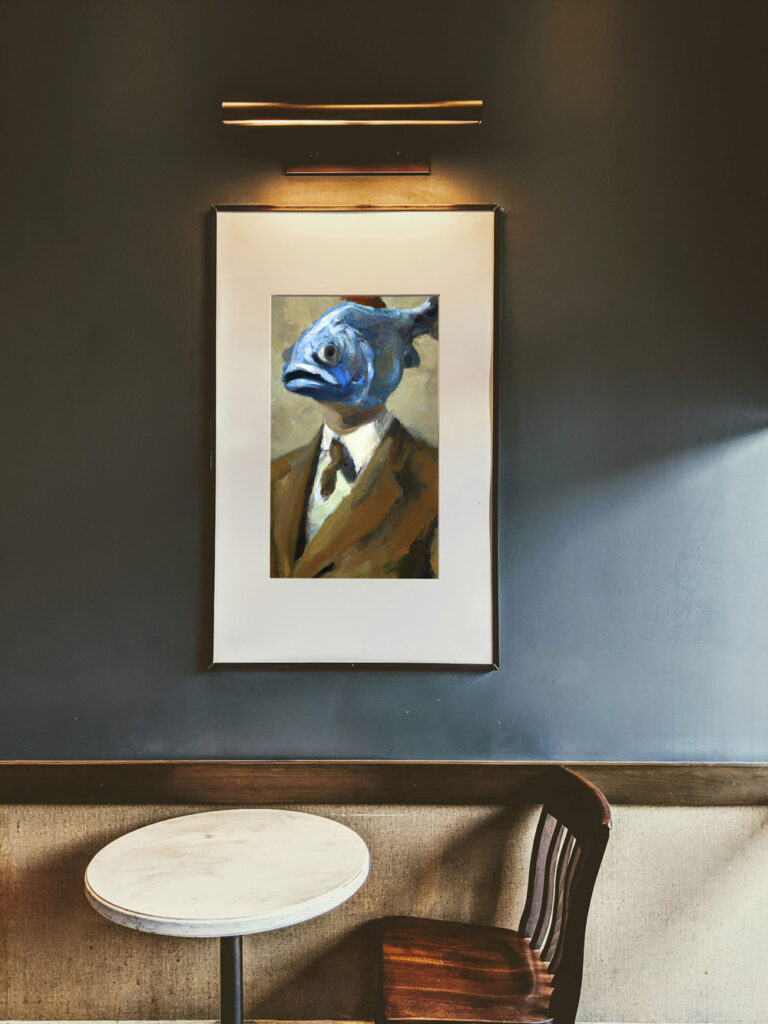 A portrait of Salmon Cowell.