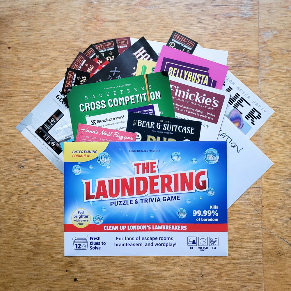 The Laundering Puzzle & Trivia Game — Contents